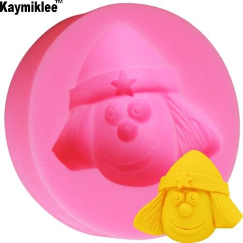 M2031 Clown Shape Silicone Mold Cake Chocolate Molds Cookies Pastry Pudding Ice Cube Mould Wedding Decoration DIY Baking