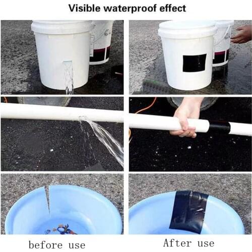 20cm Super Strong Waterproof Tape Stop Leaks Seal Repair Tape Performance Self Fix Tape Fiberfix Adhesive Insulating Duct Tape