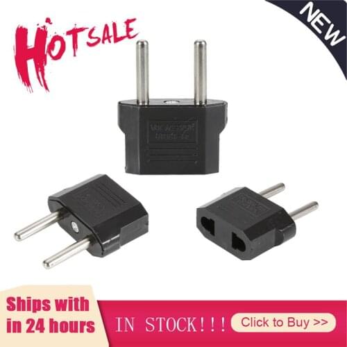 1pcs Power Plug Adapter US To EU Euro Europe Plug Power Plug Converter Travel Adapter US to EU Adapter Electrical Socket