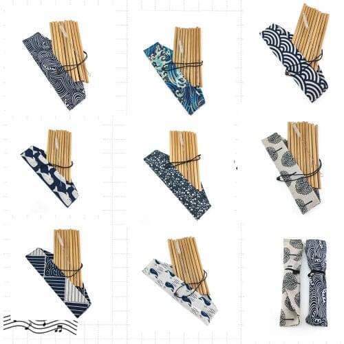 Reusable Bamboo Drinking Straws10 Pcs Straight Drinks Straw Bamboo Straws suit for Children