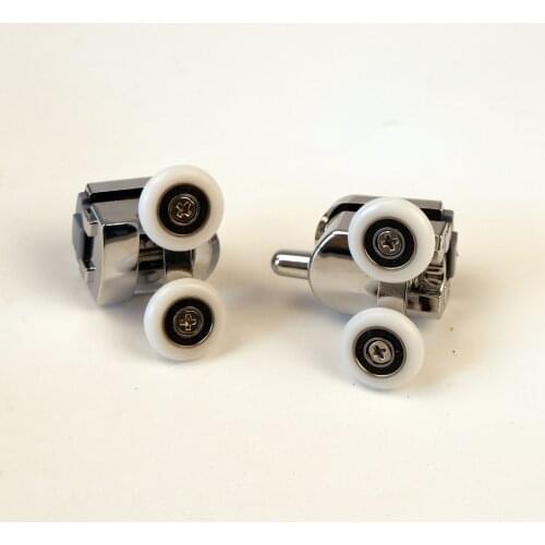 2pcs Shower room pulley shower room fittings bathroom door moving fittings door lifting pulley bathroom pulley