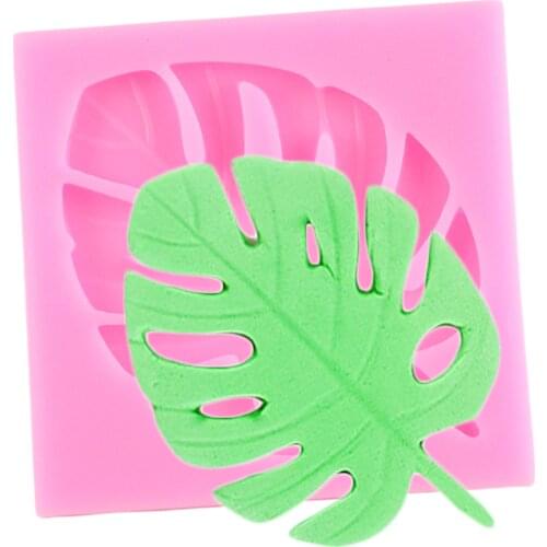 3D Tree Leaf Molds Sugarcraft Leavf Silicone Mold Turtle Leaf Fondant Cake Decorating Tools Leaves Chocolate Gumpaste Mould