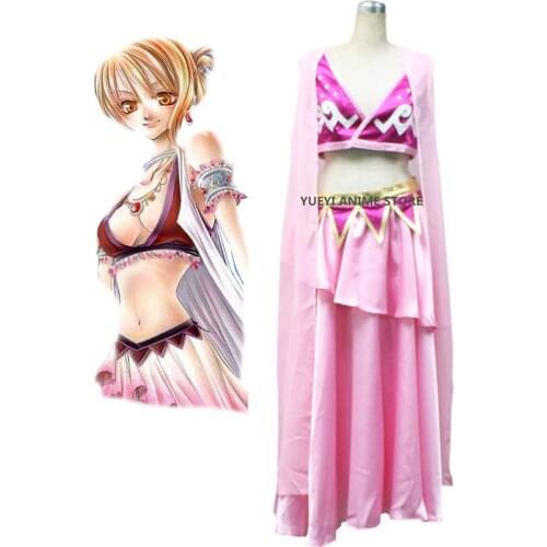 Anime One piece Nami Pink Lolita Cosplay Costume customized any size
