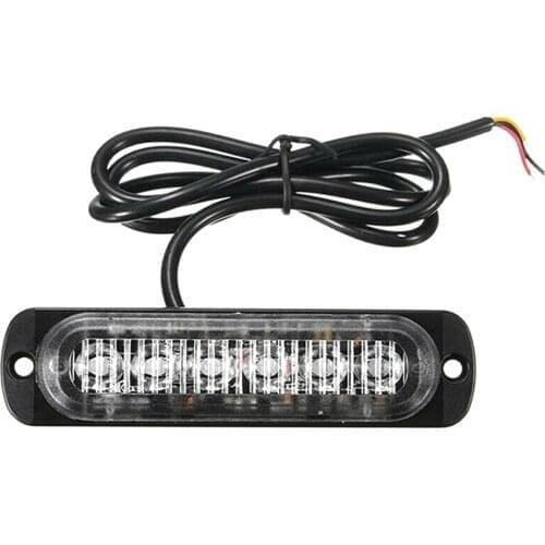 For Car Warning Flashing Firemen Police 6LED Emergency Light Flash Emergency Light Ambulance Police Strobe LED Warning Light
