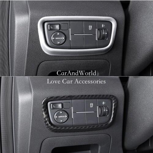 For Changan CS35 Plus 2018 2019 2020 Interior Left Control Button Cover Console Switch Frame Trims ABS Chrome Car Accessories