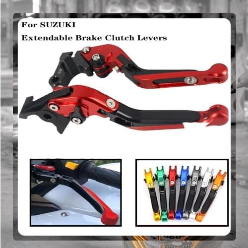 For SUZUKI GSX-R600 1997-2003 GSX-R750 1996-2003 GSX-R1000 2001-2004 Motorcycle CNC Folding Extendable Brake Clutch Levers