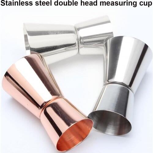 Double Jigger for Cocktails 15/30ml Bar Measuring Cup Stainless Steel Mixed Drinks Measurer