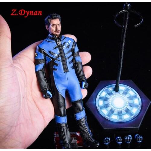 1/12 scale TWTOYS TW1915 MK5 Tony Head Body Racing Suit Accessory 6'' male soldier movie fans collectable Action Figures gifts