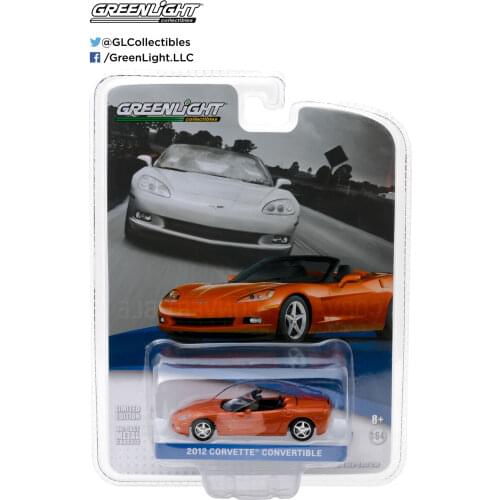 GreenLight 1:64 2012 CHEVROLET CORVETTE CONVERTIBLE Alloy model car Metal toys for childen kids diecast gift