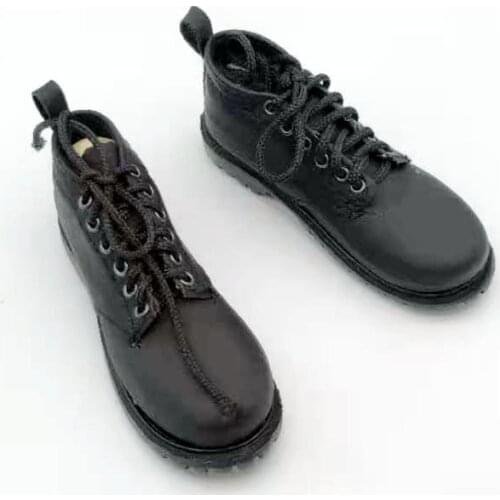 1/6 Scale Black Male Soldier Short Shoes Solid Model for 12in Action Figure Toy Collection