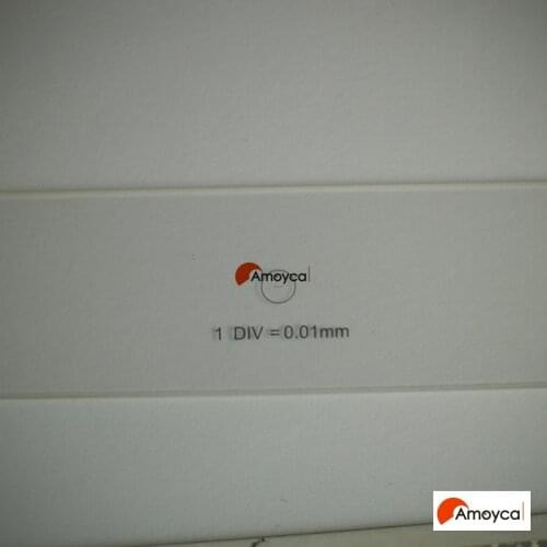 0.01mm Microscope Stage calibration glass slide micrometer professional microscope calibrate ruler AY-L