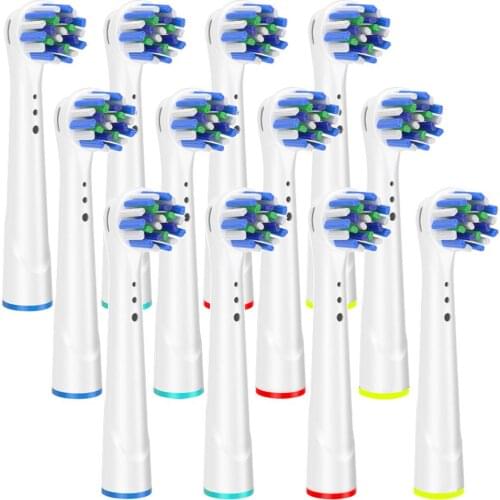 12Pcs replacement brush heads for Oral B electric toothbrush before power/Pro health/Triumph/3D Excel/clean precision vitality