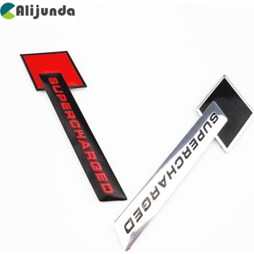 New 3D Metal Motorsport SUPERCHARGED Car styling Emblem Badge Sticker for Chery Tiggo Fulwin A1 A3 QQ E3 E5 G5 V5