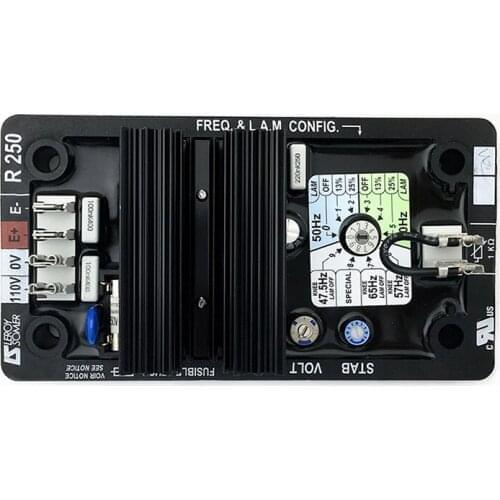 Original automatic voltage regulator AVR R250 diesel generator avr kubota 220V 380V 400V