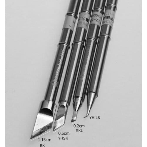 QUICKO Non-standard iron tips T12 soldering Tip for 9501 handle T12 soldering station fast melt tin welding tools recovery tip