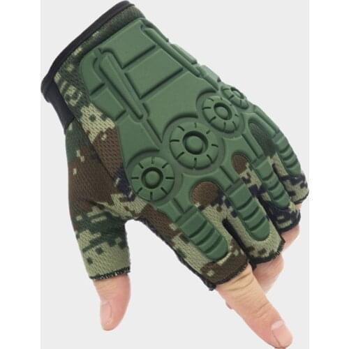 Outdoor Army Combat Half Finger Gloves Fingerless Gloves For Motorbike Military Tactical Hunting Cycling rekawiczki taktyczne