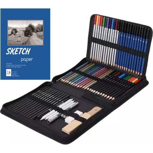 Professional Drawing Sketch Pencils Set of 71 Art Supplies Art Sketching Shading Artist Pencils for Beginners & Pro Artists