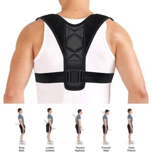 Medical Adjustable Clavicle Posture Corrector Men Woemen Upper Back Brace Shoulder Lumbar Support Belt Corset Posture Correction