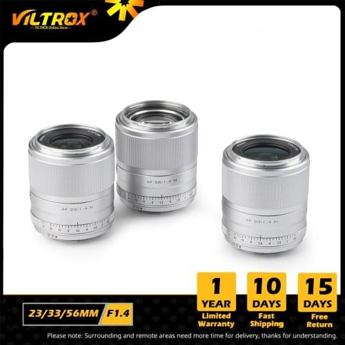 Viltrox 23/33/56mm f1.4 EF-M Large Aperture Auto Focus Portrait Lens APS-C Lens for Canon Lens EOS M-Mount Camera Lens M100 M200