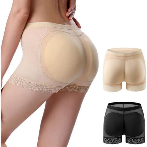 Women Shapers Padded Butt Lifter Panty Butt Hip Enhancer Fake Hip Shapewear Underwear Briefs Push Up Panties Plus Size S-3XL