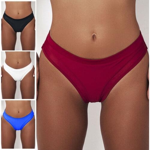 2020 Hot Women Brazilian Sexy Swimwear Women Bikini High Waist Short Tankini Bottoms thong Swimsuit Swim Briefs Pants Bathing