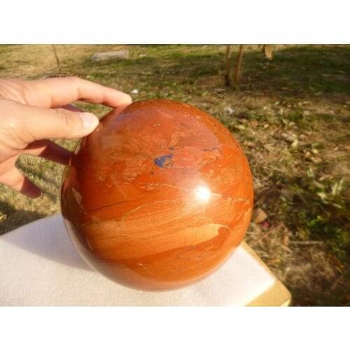 8100g(17.82 lb) Natural Red Jasper Stone Crystal Sphere Ball