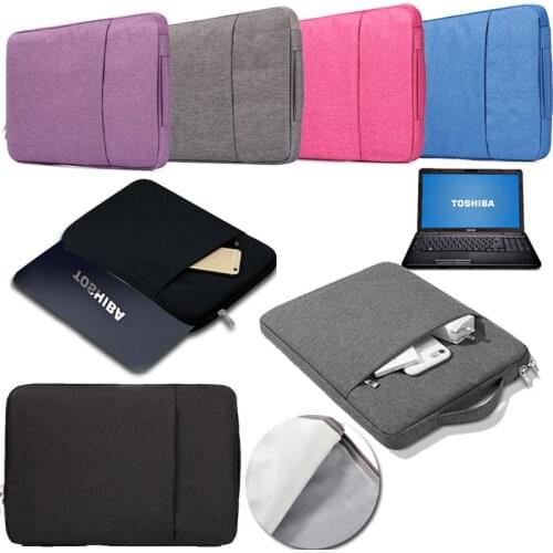 Unisex Zipper Notebook Sleeve Laptop Bag for Toshiba Satellite Pro/Tecra A40-C/X40-D/Z40-C Waterproof Nylon Handbag Computer Bag