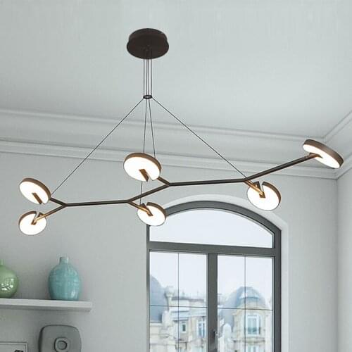Nordic chandelier minimalist restaurant tree chandelier modern creative dining room dining table bar deco design light