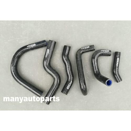 Silicone Radiator hose kit for Honda VFR400R NC30/RVF400 NC35 1989-1996 1990 91 92 93 94 1995 1996 Black