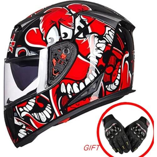 GXT Motorcycle Moto Helmet Full Face Racing Helmets Motorbike Winter Moto Casco Capacete