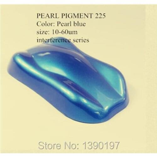 Natural mica pearl pigment powder 225, interference pearl blue