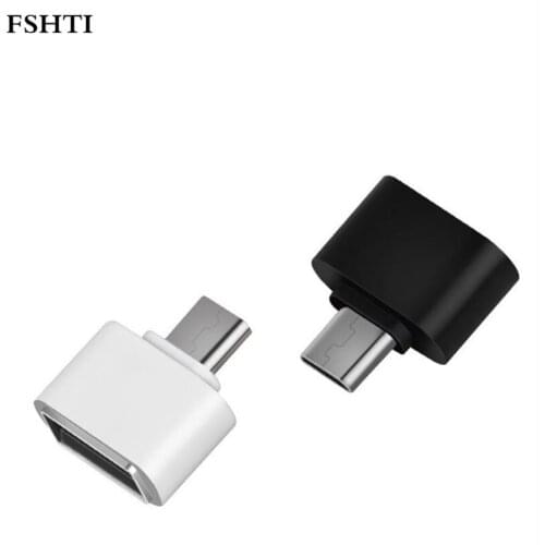 100PCS Metal Mini Micro USB OTG to USB Adapter Micro USB Male OTG to USB Female Adapter For Samsung XIomi LG Sony TCL Huawei