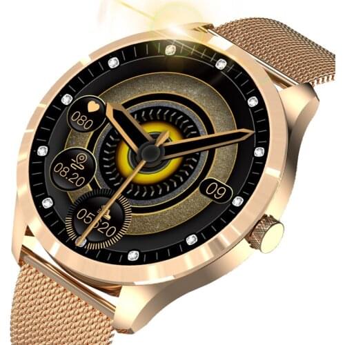 GEJIAN2021 New Smart Watch Ladies Control Music Playback Information Reminder Compatible Android IOS IP67 Waterproof Smart Watch