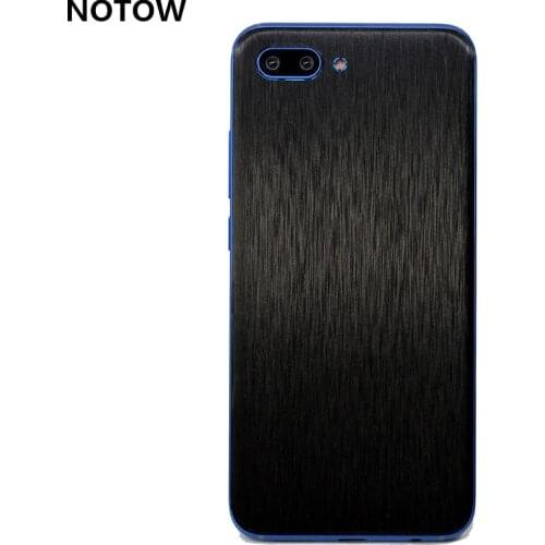 NOTOW fashion Wire drawing sticker skins protective film wrap skin mobile back protective case for Huawei Honor 9/ 10