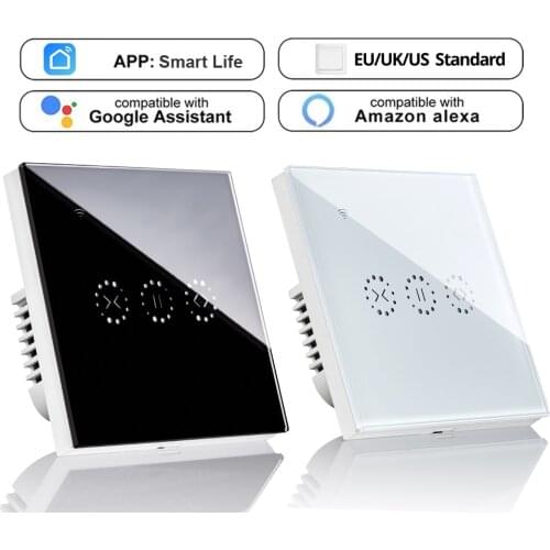 WiFi Smart Curtain Switch Smart Life for Electric Motorized Curtain Blind Roller Shutter Works with Alexa and Google Home