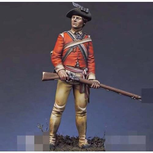 1/24 Resin Character Full Body Model Free Shipping 40th Infantry Infantry Regiment GK White Model Figure