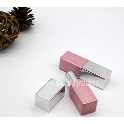 10/20/50pcs Empty 12.1 Square Lipstick Tube Pin silver lip balm pipe shell lip rouge mouth refillable container package bottle