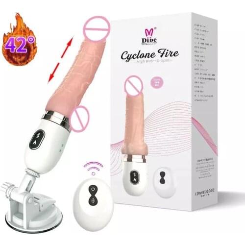 10 Modes Wireless Silicone Dildo Vibrator G-Spot Stimulation Clitoris Massager Sex Toys Woman Female Heating Vibration