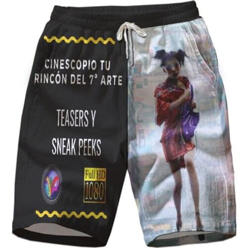 2019 Summer Fashion Hiphop New Style Pattern Custom Man Shorts