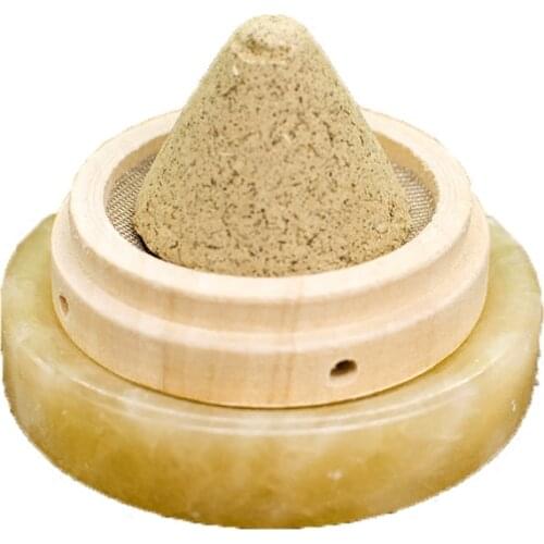 3 pcs/1set Moxibustion massage holder Navel Moxibustion moxa Jade Pad