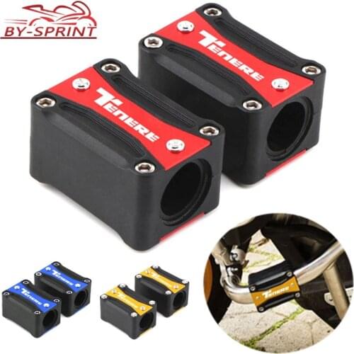 For Yamaha Tenere 700 2019-2021Tenere700 Motorcycle CNC Accessories Engine Guard Bumper Protection Decorative Block Crash Bar
