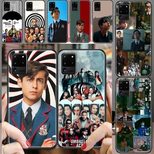 Gallagher The Umbrella Academy Phone case For Samsung Galaxy Note 4 8 9 10 20 S8 S9 S10 S10E S20 Plus UITRA Ultra black tpu