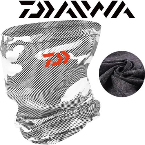 Daiwa Windproof Fishing Scarf Neck Collar Sun Protection Cycling Bandana Seamless Magic Face Guard Breathable Cycling Scarf