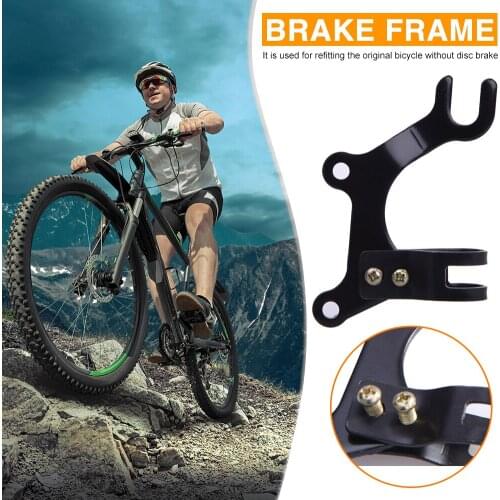 Bicycle Disc Brake Modification Bracket Frame Adapter Mounting Holder MTB Bike Disc Brake Converter V Brake Rack Disc