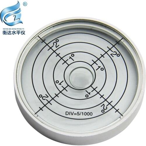 Double-sided glass observation level, miniature horizontal bead, metal universal level, high-precision horizontal bubble