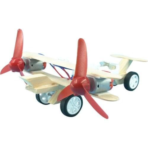 Electric taxiplane primary school handmade science technology making inventions experimental popular science model toys