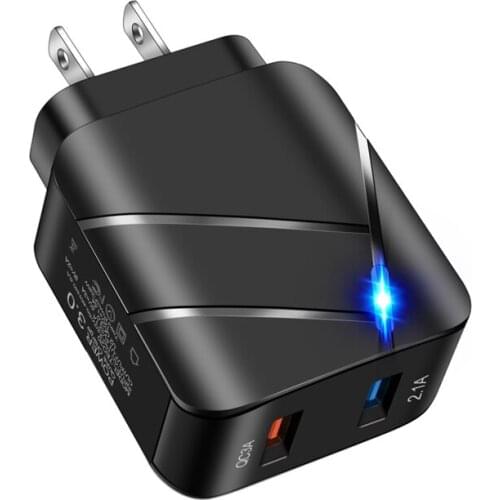 Hot Quick Charge 3.0 28W QC 3.0 Dual USB for iPhone 12 Samsung Xiaomi