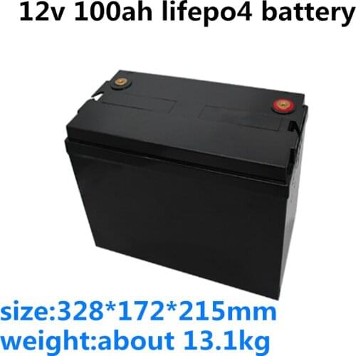 GTK 4S17P 32700 12.8V 12V 100Ah Lifepo4 battery pack with BMS for Solar Storage power system and RV + 14.6v 10A charger