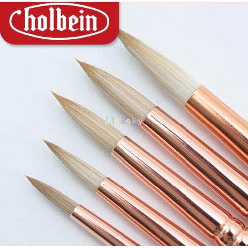 Holbein IRODORI SK Series, Nylon Fiber Brush, Watercolor, Gouache Painting, Suitable for Painting, Sharp and Elastic Strokes