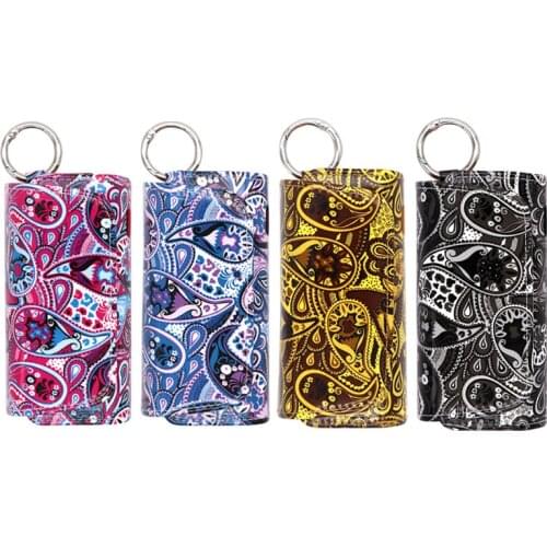 New Flowers Leather Flip Case For IQOS 3.0 DUO Bag Pouch Carring Holder Protective Cover for Iqos3 Accessories